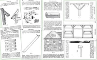1908 TIMBER FRAME BOOK LOG BUILDING PLANS HOME CABIN DRAWKNIFE SAW CHISEL SCRIBE