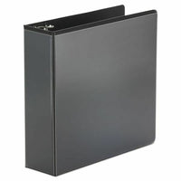 UNIVERSAL 3-RING VIEW BLACK BINDER 1" 1&1/2" 2" 3" 4" 5" LETTER SIZE D RING