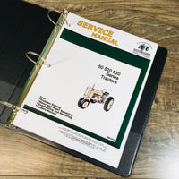 Service Parts Manual Set For John Deere 50 Gas Tractor Repair Shop Workshop Book