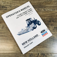 New Holland 1116-BF Adapter Frame on Versatile 276 Tractor Operators Manual