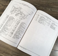 Parts Manual For John Deere 105 Series Combines Catalog Book Assembly