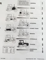Case IH 3594 Tractor Service Parts Manual Set Catalog Repair 2 Volume Binder