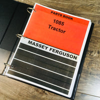 Massey Ferguson 1085 Tractor Service Parts Manual Repair Shop Set Catalog BookMF
