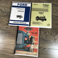 Fordson Power Major Tractor Service Parts Owners Manual Workshop Set Instruction