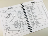 Fordson Dexta & Super Dexta Tractor Parts Operators Manual Owners Set Catalog