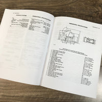Operators Manual For John Deere 60 Skidsteer Loader Owners Book S/N 120001-UP JD