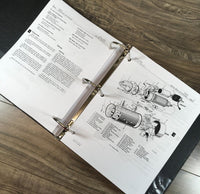 Service Parts Operators Manual Set For John Deere 444 Wheel Loader Owners Shop