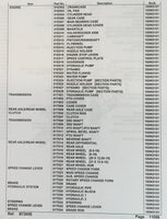 Kubota B7200E Parts Operators Manual Set Catalog Owners Book 2WD