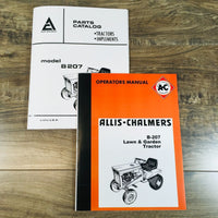 Allis Chalmers B207 Lawn Tractor Parts Operators Manual Owners Catalog AC