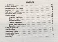 Allis Chalmers 310 310D 312 312D 312H 314 Garden Tractor Operators Manual Owners