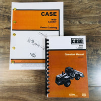 Case W30 Articulated Wheel Loader Parts Catalog Operators Manual Owners Set