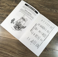 Operators Manual For John Deere MI Series Tractor Owners Book Maintenance