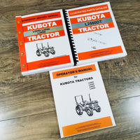 Kubota L2550DT Tractor Service Manual Parts Catalog Operators Repair Shop KB