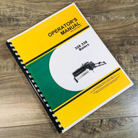 Operators Manual For John Deere 328 & 338 Baler Owners Book Maintenance Printed