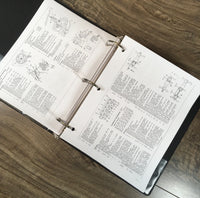 Case W4 Wheel Loader Forklift Service Manual Parts Catalog Repair Shop Set Book