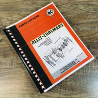Allis Chalmers 5050 Diesel Tractor Parts Manual Catalog Book Assembly Schematics