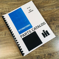International 1482 Combine Parts Manual Catalog Book Assembly Schematic