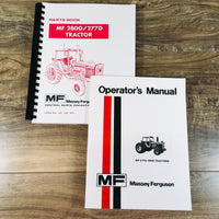 Massey Ferguson 2800 2770 Tractor Parts Operators Manual Set Owners Book MF