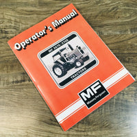 Massey Ferguson 2675 2705 Tractor Operators Manual Owners Book Maintenance