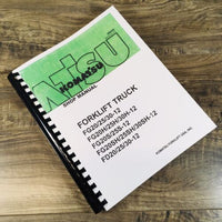 Komatsu FD20/25/30-12 Forklift Truck Service Manual Repair Shop Workshop Book