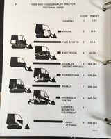 Case 1150D 1155D Crawler Dozer Loader Service Manual Parts Catalog Operators Set
