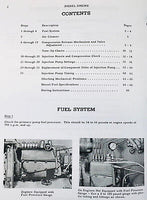 International 14 14A 18 18A Engine Fuel Injection System Field Reference Manual