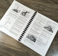 Service Parts Manual Set For John Deere 7020 Tractor Repair Shop S/N 2700-UP