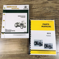 Service Parts Manual Set For John Deere 5010 Tractor Repair Shop Workshop Book