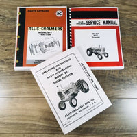 Allis Chalmers D-17 Diesel Tractor Service Manual Parts Operators SN 24001-UP AC
