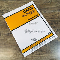 Case Model 281 LH 282 RH Delivery Side Rake Parts Manual Catalog Book