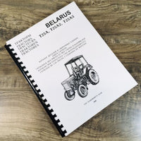 Belarus T25A T25A2 T25A3 Tractor Parts Manual Catalog Book Assembly Schematic