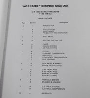 Massey Ferguson 1020 Hydrostatic Tractor Service Parts Manual Repair Catalog Set