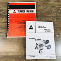 Allis Chalmers B207 Lawn Tractor Service Manual Parts Repair Shop Book AC