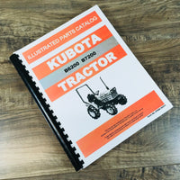 Kubota B6200 B7200 Tractor Parts Manual Catalog Book Assembly Schematics