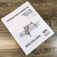 New Holland 256 258 260 258H 260H Rolabar Rake Operators Manual Owners Book NH