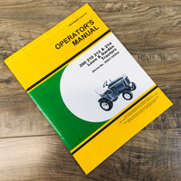 Operators Manual For John Deere 200 210 212 214 Lawn Garden Tractor 30001-55000