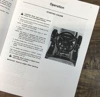 Service Manual For John Deere 200 210 212 214 Tractor Parts Operators Set 30001-