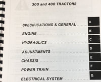 ALLIS CHALMERS 400 SERIES 410-3SP 410S 414S 416S H GARDEN TRACTOR SERVICE MANUAL