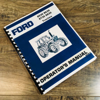 FORD NEW HOLLAND 8530 8630 8730 8830 TRACTOR OPERATORS OWNERS MANUAL MAINTENANCE