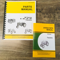 Operators Parts Manual Set For John Deere M Tractor Owner Catalog Assembly Book
