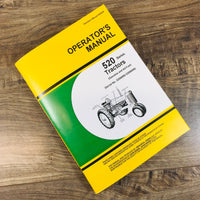 Service Manual Set For John Deere 520 Tractor Parts Operators SN 520000-5208099