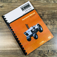 Case 1270 Tractor Operators Owners Manual Book Turbo Diesel SN Prior to 8712001