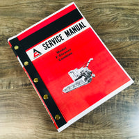 Allis Chalmers Model F Gleaner Combine Service Shop Repair Manual Workshop Book
