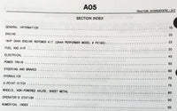 Service Parts Operators Manual Set For John Deere 317 Hydrostatic Tractor 95001-156000