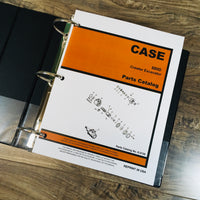 CASE 880D EXCAVATOR TRACKHOE SERVICE MANUAL PARTS CATALOG REPAIR SHOP BOOK OVHL