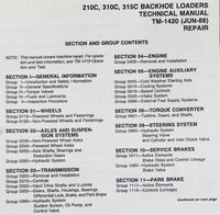 Service Parts Operators Manual Set For John Deere 310C Backhoe Loader Tractor JD