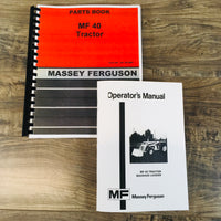 Massey Ferguson 40 Tractor Parts Operators Manual Set Owners Book Catalog MF