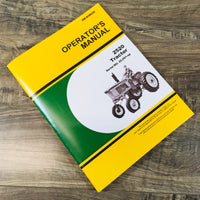 Operators Owners Manual For John Deere 2520 High Crop Tractor 22001-Up
