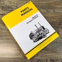 Parts Manual Catalog For John Deere Model D Unstyled Tractor Assembly Book JD