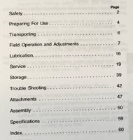 Operators Manual For John Deere 1380 Mower Conditioner Owners Book Maintenance